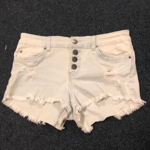 Billabong high waisted jean shorts